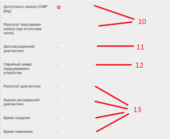 окно создания канала связи (общая информация) продолжение