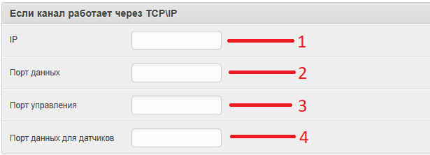 окно создания канала связи (если канал работает через TCP/IP)