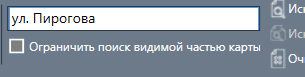 Пример поиска по карте